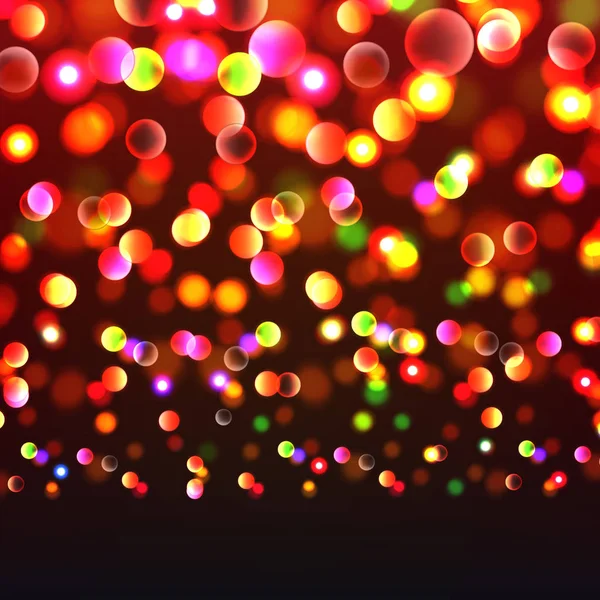 Vektorové ilustrace abstraktní pozadí bokeh. Rozostřené, vánoční osvětlení. Mnoho světla, bokeh, boke, bokehs. EPS 10 — Stockový vektor