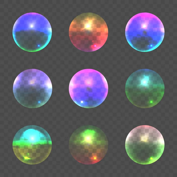 Image vectorielle de stock couleur souffleur à bulles réaliste isolé sur un fond transparent. SPE 10 — Image vectorielle
