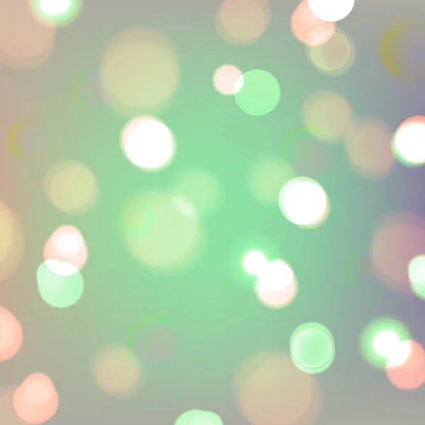 Aktienvektor Illustration Bokeh Foto-Effekt. Weihnachtslicht. verschwommener Neujahrshintergrund. viele Lichter. Folge 10 — Stockvektor