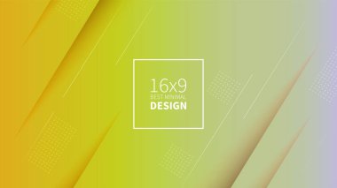 Fütüristik tasarım sarı arka plan. Posterlerini açmaları, afiş, el ilanları, sunumlar ve raporlar için şablon. En az geometrik, dinamik şekiller kompozisyon, hareket tasarımı, geometrik tarzı düz. Eps10