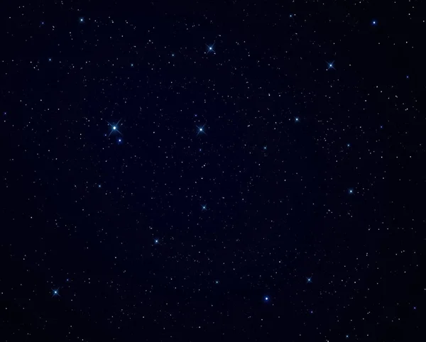 銀河ダークブルー明るい星空背景に落ちる宇宙の星 — ストック写真