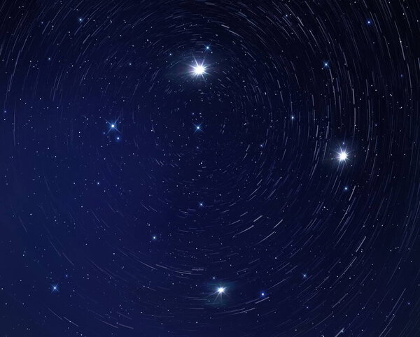 Звезды падают ночь темно-синий яркий звездное небо Вселенная фон
 
