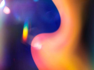 Soyut modern neon mavisi pembe eflatun sarı dalga arka plan şablon dokusu 