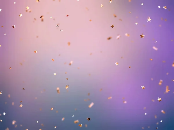 五彩缤纷的粉红蓝紫丁香效果与金星元素抽象现代背景设计横幅艺术 — 图库照片
