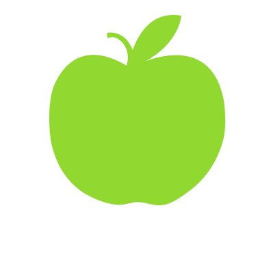  Elma sembolü yeşil eflatun pembe mavi soyut parlak parlak modern şablon neon ışığı 