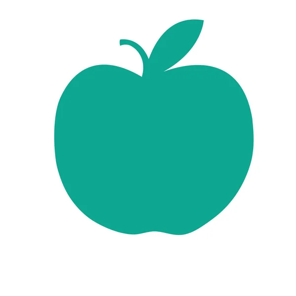 Äpple Symbol Färgglada Gröna Lila Rosa Gul Blå Abstrakt Färgglada — Stockfoto