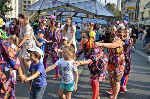 Москва Россия Сентября 2018 Года Празднование Дня Города Москве 871 — стоковое фото