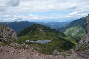  Lagorai dağ silsilesi Doğu Alpleri'nde Trentino, İtalya