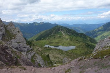  Lagorai dağ silsilesi Doğu Alpleri'nde Trentino, İtalya