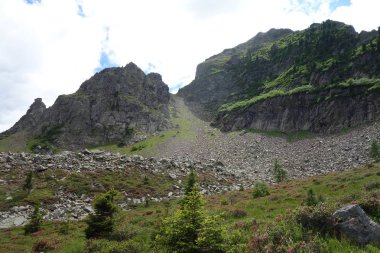  Lagorai dağ silsilesi Doğu Alpleri'nde Trentino, İtalya