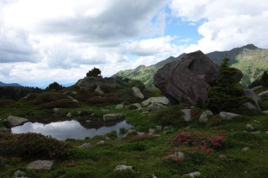  Lagorai dağ silsilesi Doğu Alpleri'nde Trentino, İtalya