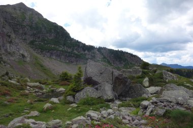  Lagorai dağ silsilesi Doğu Alpleri'nde Trentino, İtalya