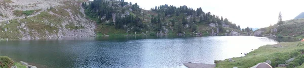 Lago Stellune Cordilheira Lagorai Nos Alpes Orientais Trentino Itália — Fotografia de Stock