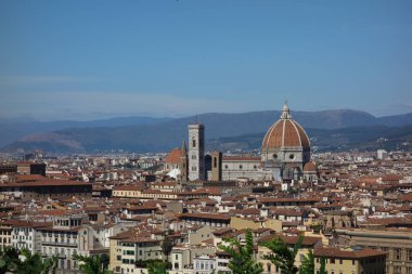 Panorama of Florence town from Belvedere clipart