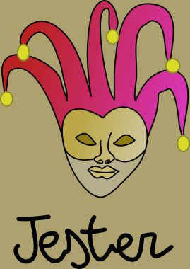 Bir soytarı vektör görüntü