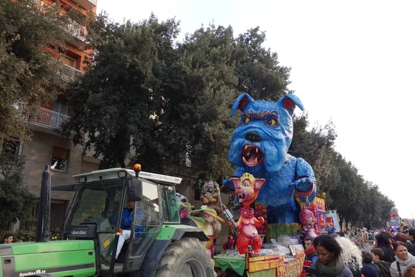 Verona Italia Marzo 2019 Carros Maks Desfile Durante Carnaval Ciudad — Foto de Stock