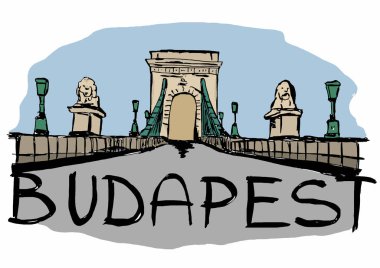 Zincir köprü Budapest City