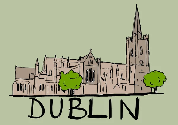 Wizerunek Stolicy Dublina — Zdjęcie stockowe
