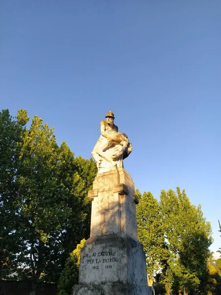 Monumento Vítimas Guerra Poggio Renatico Ferrara — Fotografia de Stock