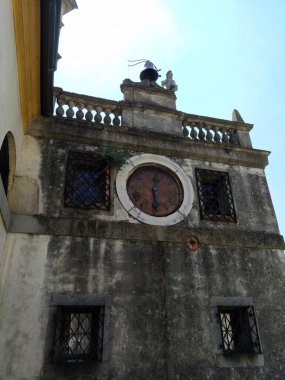 İtalya 'nın Monselice kasabasında Villa Duodo