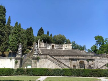 İtalya 'nın Monselice kasabasında Villa Duodo