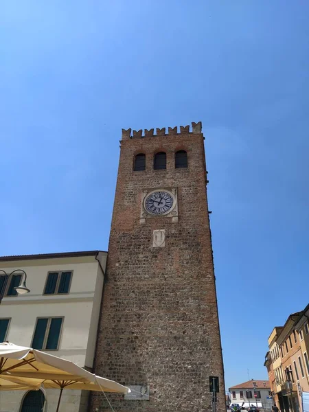 Civic Tower Monselice Town Padua — Stock Photo, Image