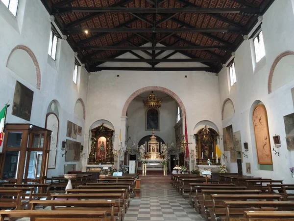 Arqua Petrarca Kyrka Padua Italien — Stockfoto