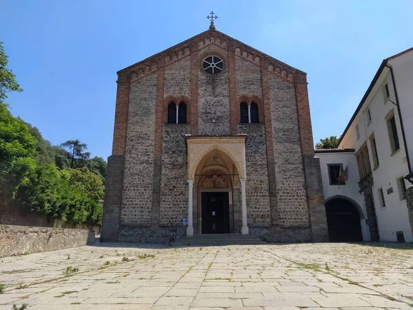 Iglesia Románica Santa Giustina Monselice — Foto de Stock
