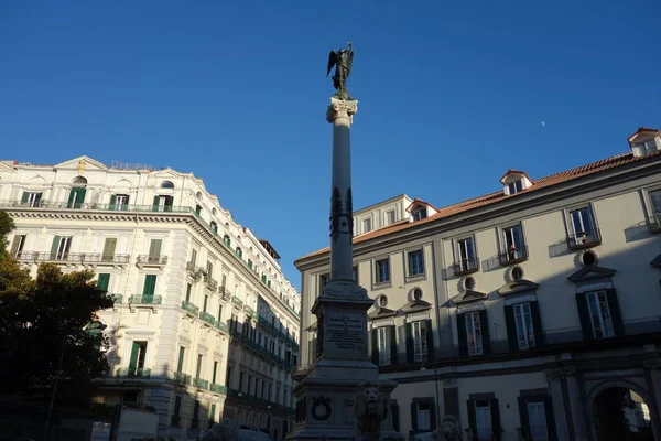 Estátua Nápoles Cidade Itália — Fotografia de Stock
