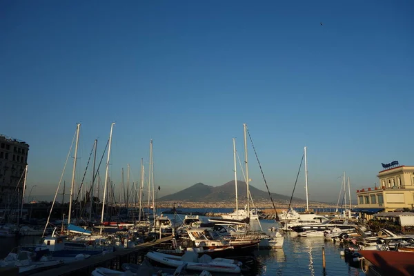 Vesúvio Vista Golfo Nápoles — Fotografia de Stock