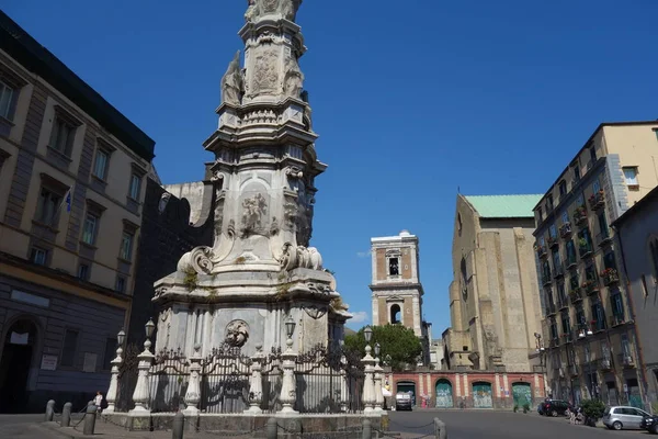 Aguja Virgen Inmaculada Nápoles — Foto de Stock