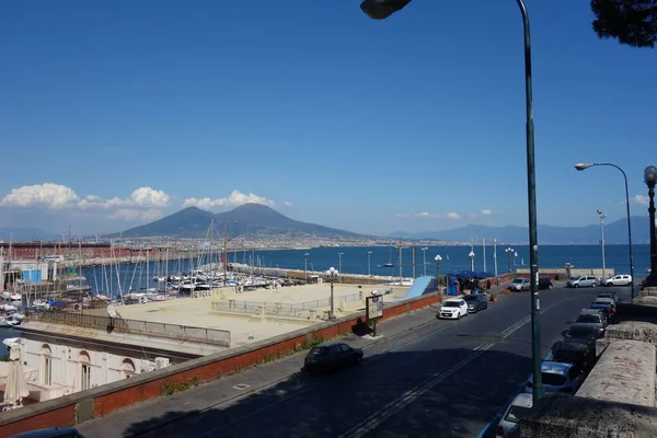 Вид Місто Неаполь Кампанії Італія — стокове фото