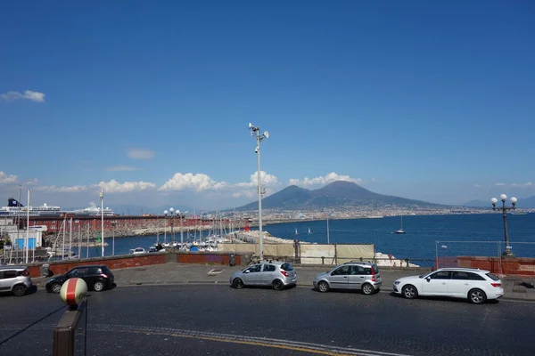 Vista Nápoles Cidade Campania Itália — Fotografia de Stock