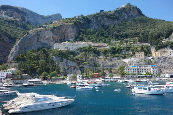 Vista Famosa Cidade Amalfi Costa Campânia Itália — Fotografia de Stock