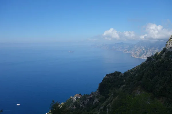 Talya Nın Amalfi Kıyısındaki Tanrıların Yolu — Stok fotoğraf