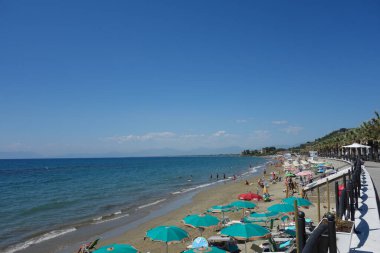 İtalya, Cilento 'daki Agropoli plajı