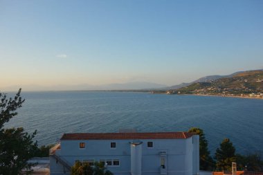 İtalya 'nın Cilenta kıyısındaki Agropoli plajı