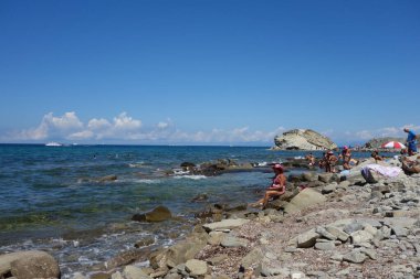 İtalya 'da Cilento, Agropoli' deki Trentova Koyu