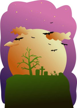 Cadılar Bayramı gecesinde büyük ay