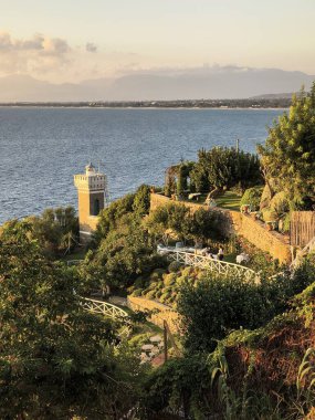 İtalya 'nın Cilenta kıyısındaki Agropoli plajı 