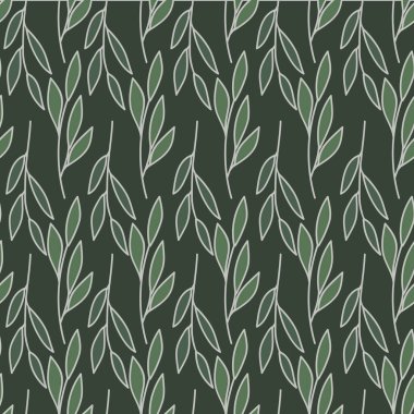 yatay ve dikey yapraklar kaynaklanıyor yazdırma seamless modeli