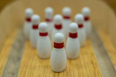 Eğlenmek ve eğlenmek için bowling oyunu