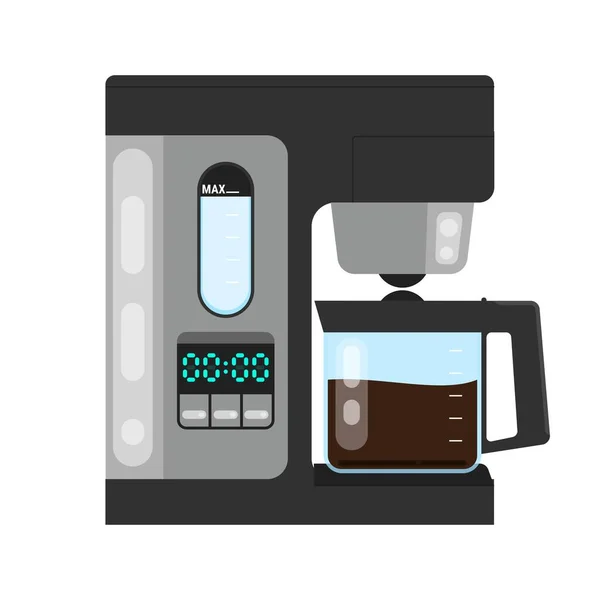 Kancelářské kávovar vektorové ilustrace plochý styl — Stockový vektor