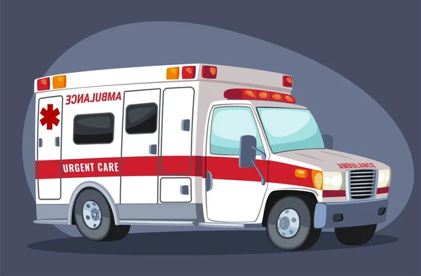 Ambulance nood paramedische auto Vector modern creatief Stockillustratie
