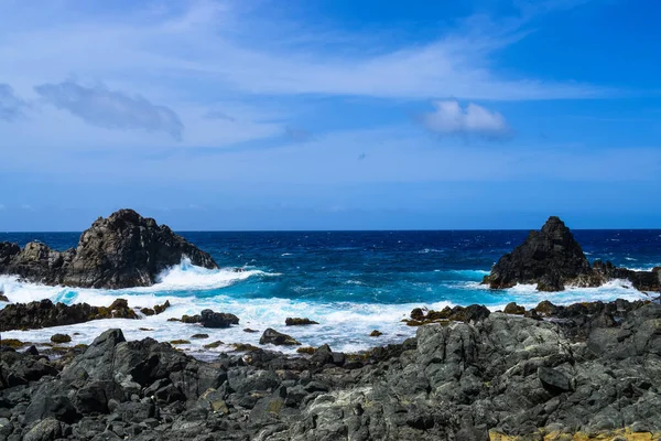 Arikok Natural Park Island Aruba Caribbean Sea Deserts Ocean Waves — Stock Photo, Image