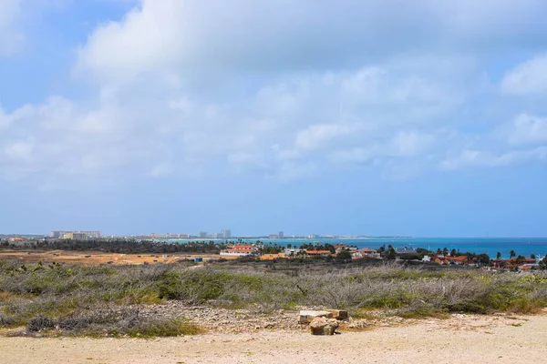 Arikok Natural Park Island Aruba Caribbean Sea Deserts Ocean Waves — Stock Photo, Image