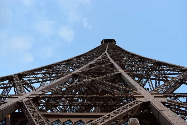 Vacker Utsikt Över Tour Eiffel Paris Frankrike — Stockfoto