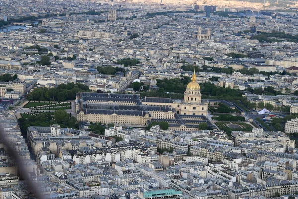 Vista Aerea Parigi Dalla Torre Eiffel Francia — Foto Stock