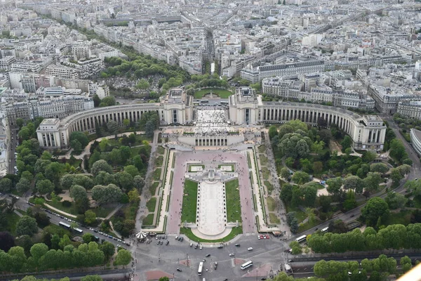 Luftaufnahme Von Paris Vom Eiffelturm Frankreich — Stockfoto