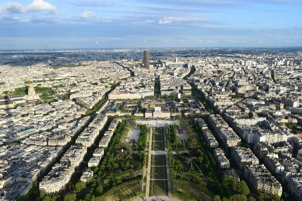 Flygfoto Över Paris Från Eiffeltornet Frankrike — Stockfoto